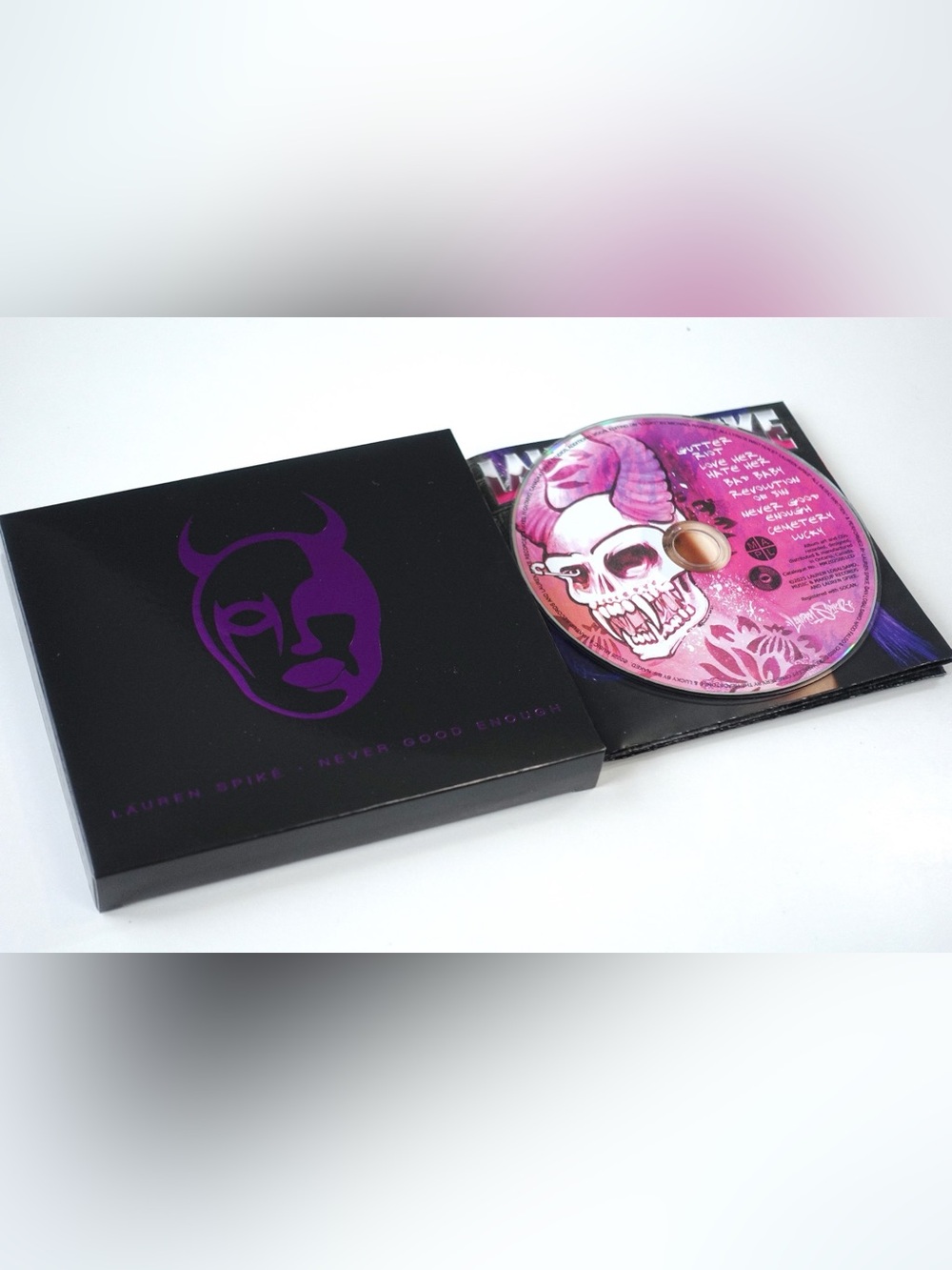 Punk Rock CD with Skull Art